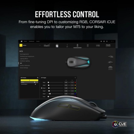 Mouse Gaming Corsair M75 LIGHTWEIGHT RGB - Img 8