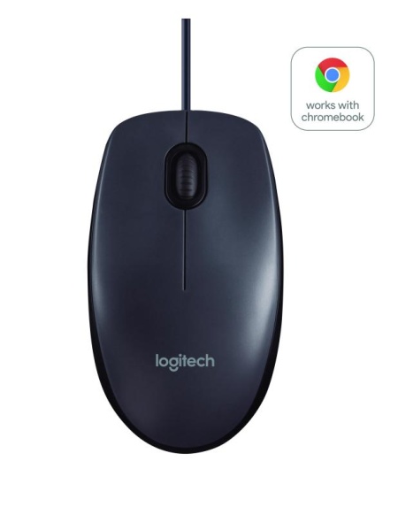 Mouse Logitech B100 USB, negru - Img 3