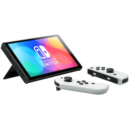 Nintndo Switch, Oled, 64Gb, Alb - Img 4