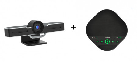 Pachet Videoconferinta cu Camera videoconferinta EPTZ EvoView, zoom digital 3X si Eacome SV16B Speakerphone