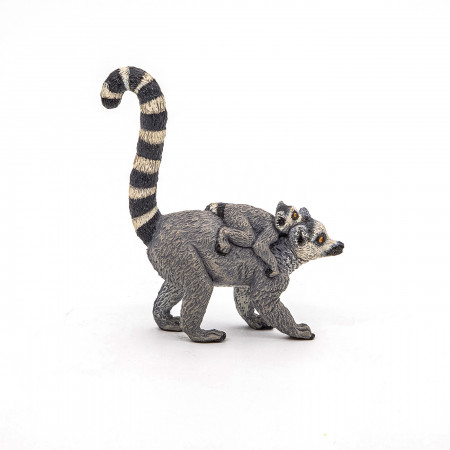 PAPO FIGURINA LEMUR CU PUI - Img 2