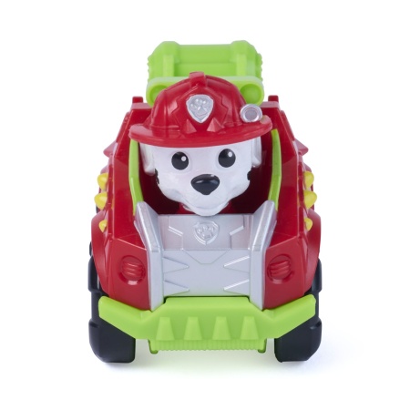 PATRULA CATELUSILOR FILMUL CU DINOZAURI PUP SQUAD RACERS VEHICUL CU FIGURINA MARSHALL 6.5CM - Img 2
