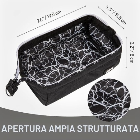 Penar cu fermoar ZIPIT Lenny - Black - Img 3