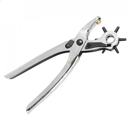 Perforatoare din piele 9" Deli Tools EDL1919C (argintiu) - Img 3