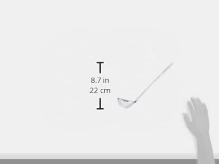Polonic Transparent pentru Servire Guzzini Happy Hour 33.5 cm, Capacitate 100 cc, Buză Laterală de Turnare, Design Modern din Plastic Alimentar Durabil - Img 4