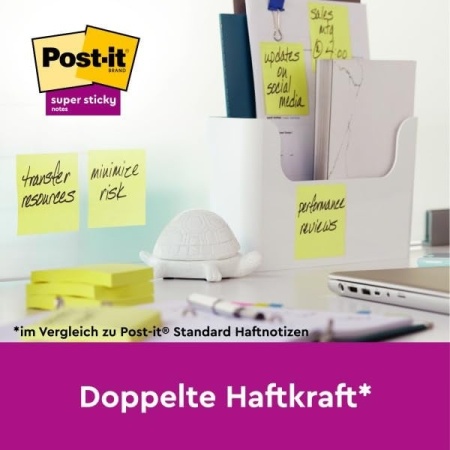 Post-it 12 Blocuri Autocolante 90 File/Bloc 47x47mm Galbene - Img 8