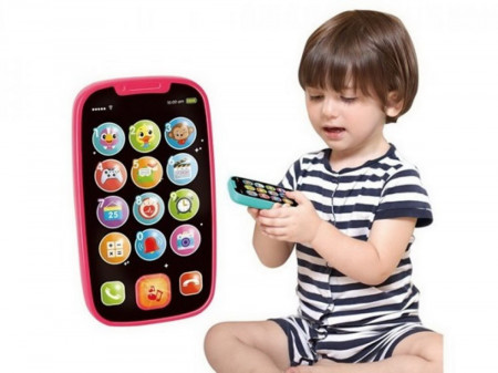 PRIMUL MEU TELEFON SMART ROZ CU MUZICA SI LUMINI - Img 3