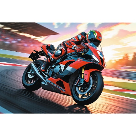 PUZZLE TREFL 100 MOTOCICLETA RAPIDA - Img 2