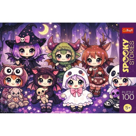 PUZZLE TREFL 100 POVESTI INFRICOSATOARE ECHIPA VRAJITOAREA PADURII - Img 3