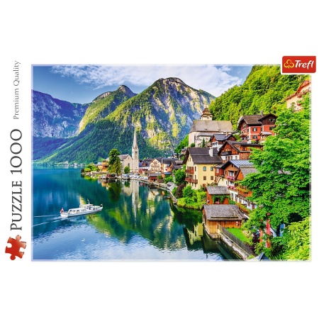 PUZZLE TREFL 1000 HALLSTATT AUSTRIA - Img 3