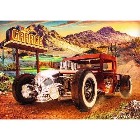 PUZZLE TREFL 1000 PREMIUM PLUS HOT WHEELS BONE SHAKER - Img 2