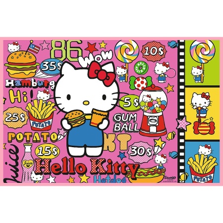 PUZZLE TREFL 2X200 HELLO KITTY SI PRIETENII - Img 3
