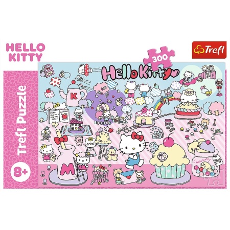 PUZZLE TREFL 300 DESCOPERA LUMEA LUI HELLO KITTY - Img 3