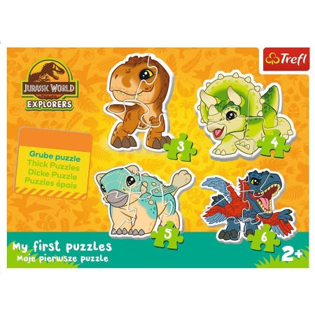 PUZZLE TREFL BABY CLASIC JURASSIC WORLD DINOZAURI DRAGUTI - Img 3