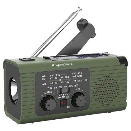 RADIO MULTIFUNCTIONAL SOLAR 5000MAH KRUGER&amp;MA - Img 2