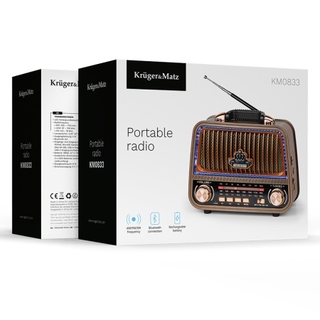 RADIO PORTABIL ANALOG KRUGER&amp;MATZ - Img 6