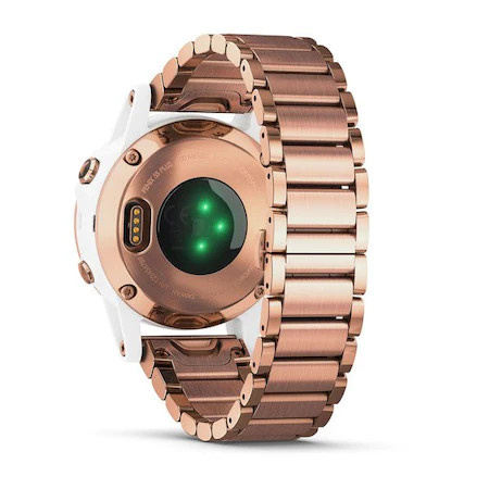 RESIGILAT - Ceas smartwatch Garmin Fenix 5S Plus, Saphire Rose Gold - Img 4