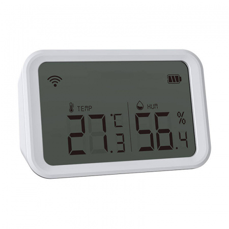 Senzor de temperatura si umiditate Zigbee HomeKit NEO NAS-TH02BH cu afisaj