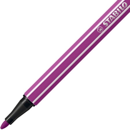 Set 18 Carioci / Markere Premium STABILO Pen 68, Vârf Mediu 1 mm, Multicolor, Cerneală pe bază de apă, Plastic Bio-bazat ISCC PLUS, Ideal pentru Desen, Caligrafie și Școală - Img 5
