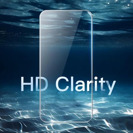 Set 3 Folii de Protecție din Sticlă Securizată JETech pentru iPhone 15 Pro Max, Duritate 9H, Ultra-Transparente, cu Cadru de Montare - Img 6