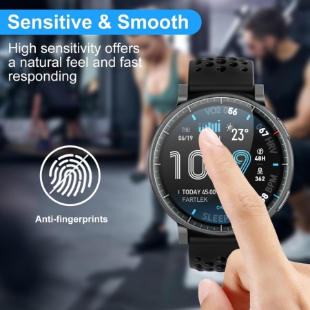 Set 6 Folii de Protecție din TPU Moale pentru Amazfit Active Max, Acoperire Totală Full Coverage, Ultra-Transparente, Anti-Zgârieturi - Img 6