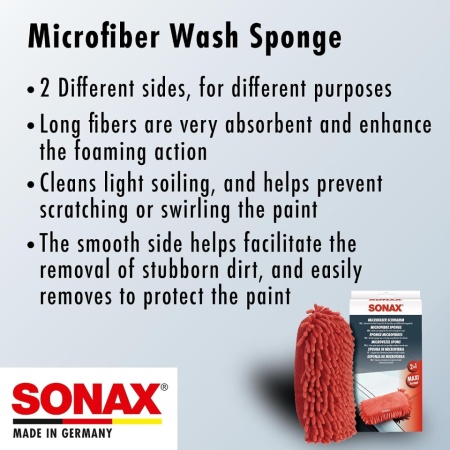 Sonax Microfibre Sponge - Burete Microfibra Spalat - Img 4