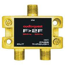 Splitter RF Audioquest F to 2F 75Ω Splitter, 1 IN - 2 OUT