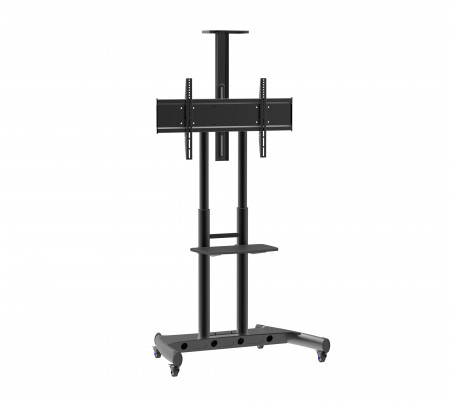 Stand TV mobil Blackmount BM-T104, diagonale 42&quot;-100&quot;, max.80 kg, negru, eligibil cu PNRAS/PNRR - Img 1