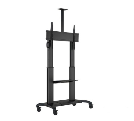 Stand TV mobil Multibrackets MB-6324, diagonala 60"-100", max. 90 kg, reglabil 1390-1740 mm, Negru, eligibil PNRAS/PNRR - Img 3