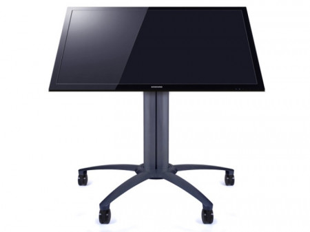 Stand TV podea mobil Multibrackets MB-6252, incl. 0-90º, tip masa, inaltime 110 cm, diagonale 32&quot;-55&quot;, max. 80kg - Img 1