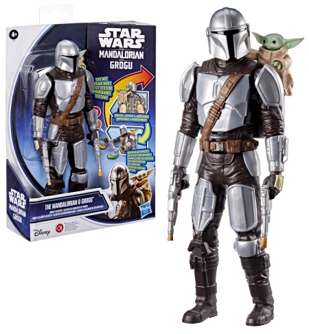 STAR WARS MANDALORIAN SI GROGU SET VANATORUL DE RECOMPENSE FIGURINA CU SUNETE - Img 2
