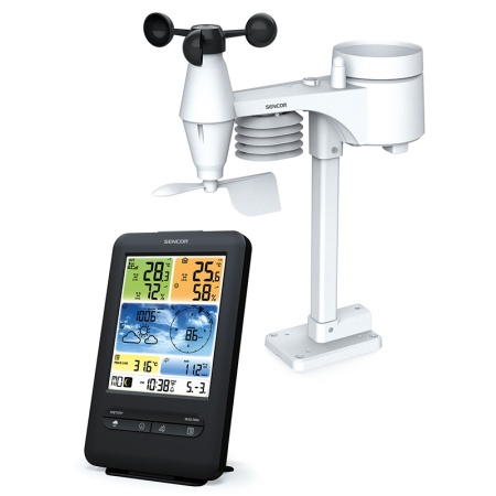 STATIE METEO PROFESIONALA WIFI SWS 9898 SENC - Img 2