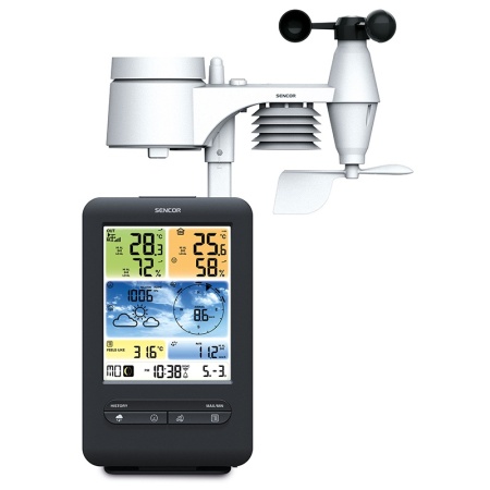 STATIE METEO PROFESIONALA WIFI SWS 9898 SENC - Img 12