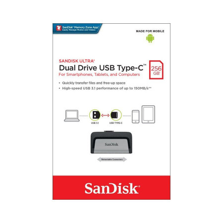 Stick de memorie SanDisk Ultra Dual Drive OTG Type-C/USB 3.0 150 MB/s - 32 GB - Img 4