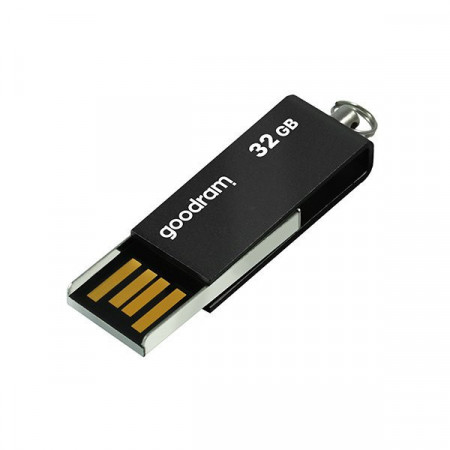 Stick USB Goodram pendrive 32 GB USB 2.0 20 MB/s (rd) - 5 MB/s (wr) flash drive black (UCU2-0320K0R11) - Img 2