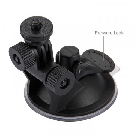 Suport auto Puluz Glass pentru GOPRO Hero, DJI Osmo Action PU51 - Img 4