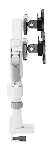 Suport dublu mon. birou NM 24&quot;-34&quot; alb - Img 8