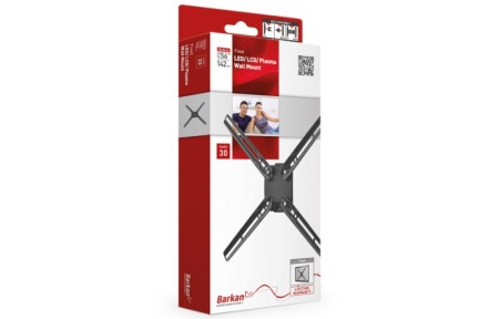 Suport TV de perete Barkan E30, fix, 19-65&#039;&#039;, Negru - Img 3