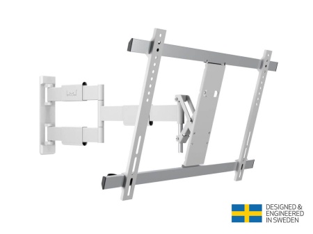 Suport TV perete Multibrackets MB-0150, diagonala 37&quot;-65&quot;, max. 30kg, rotire-inclinare-flexare, alb - Img 2