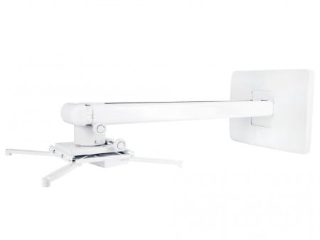 Suport videoproiector perete Multibrackets MB-0339, reglabil 600- 1300 mm, max. 25 kg, alb - Img 5