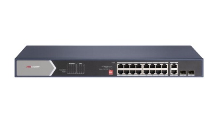 Switch Hikvision DS-3E0520HP-E, 16 porturi, PoE - Img 3