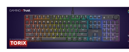 Tastatura mecanica Trust GXT 866 Torix cu fir, swtich linear Negru - Img 11