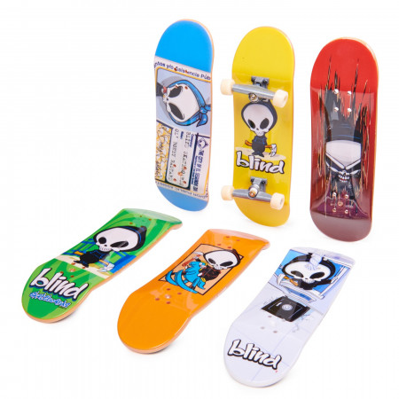 TECH DECK PACHET 6 PIESE CU ACCESORII FINGERBOARD BLIND - Img 3