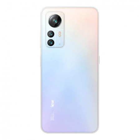 Telefon mobil Blackview A85 Alb, 4G, 6.56" HD+, 8GB RAM, 128GB ROM, Android 12, Unisoc T606 Octa Core, Bt. v5.0, NFC, 4480mAh, Dual SIM
