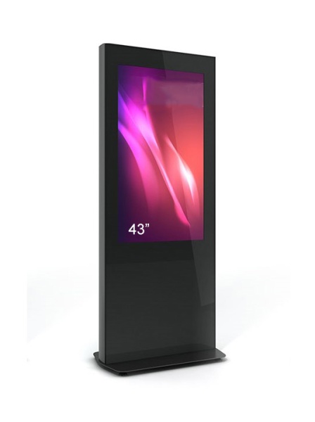 Totem de interior Z01, Z01V43N-BBB, pentru display 43", sticla securizata frontala - Img 2