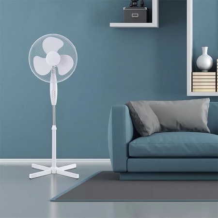 VENTILATOR CU PICIOR 120CM 40W - ALB - Img 3