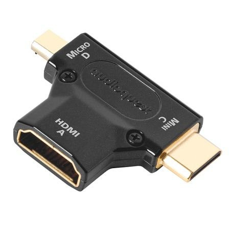 Adaptor HDMI A to C & D Audioquest, cod HDMACDAD