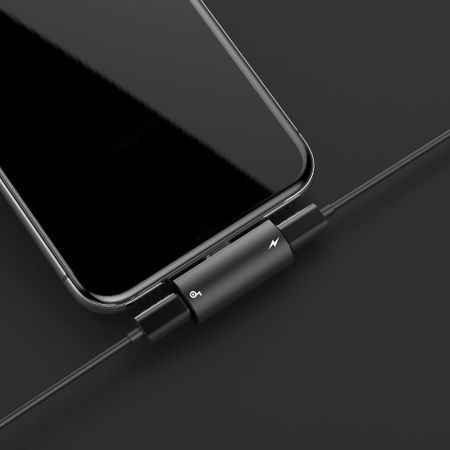Adaptor Premium Baseus cu 2 porturi Lightning ce suporta incarcare si redare muzica in acelasi timp - Img 6