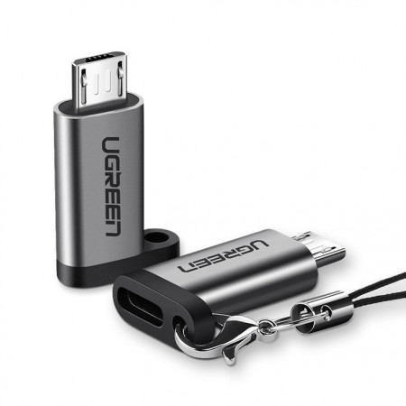 Adaptor Ugreen USB Type C la micro USB gray (50590)