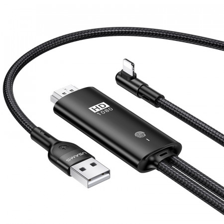 Adaptor USAMS SJ442 U53 lightning la hdmi negru